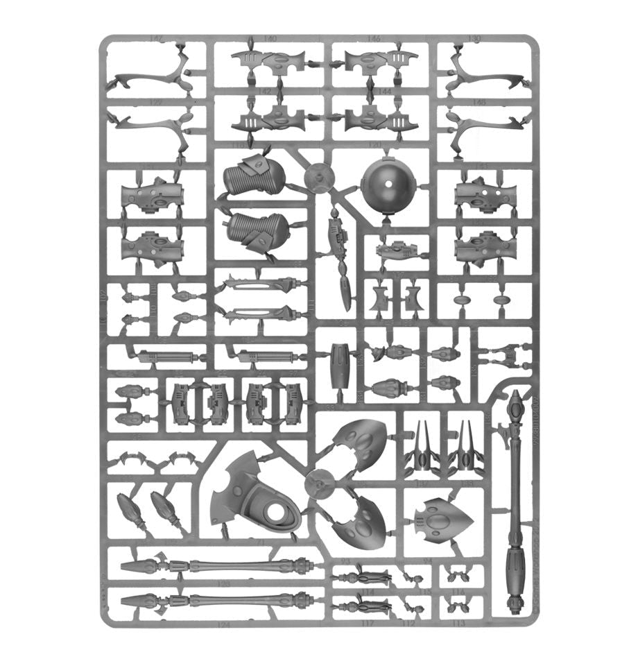 Aeldari: Wraithknight sprue contents - Loaded Dice