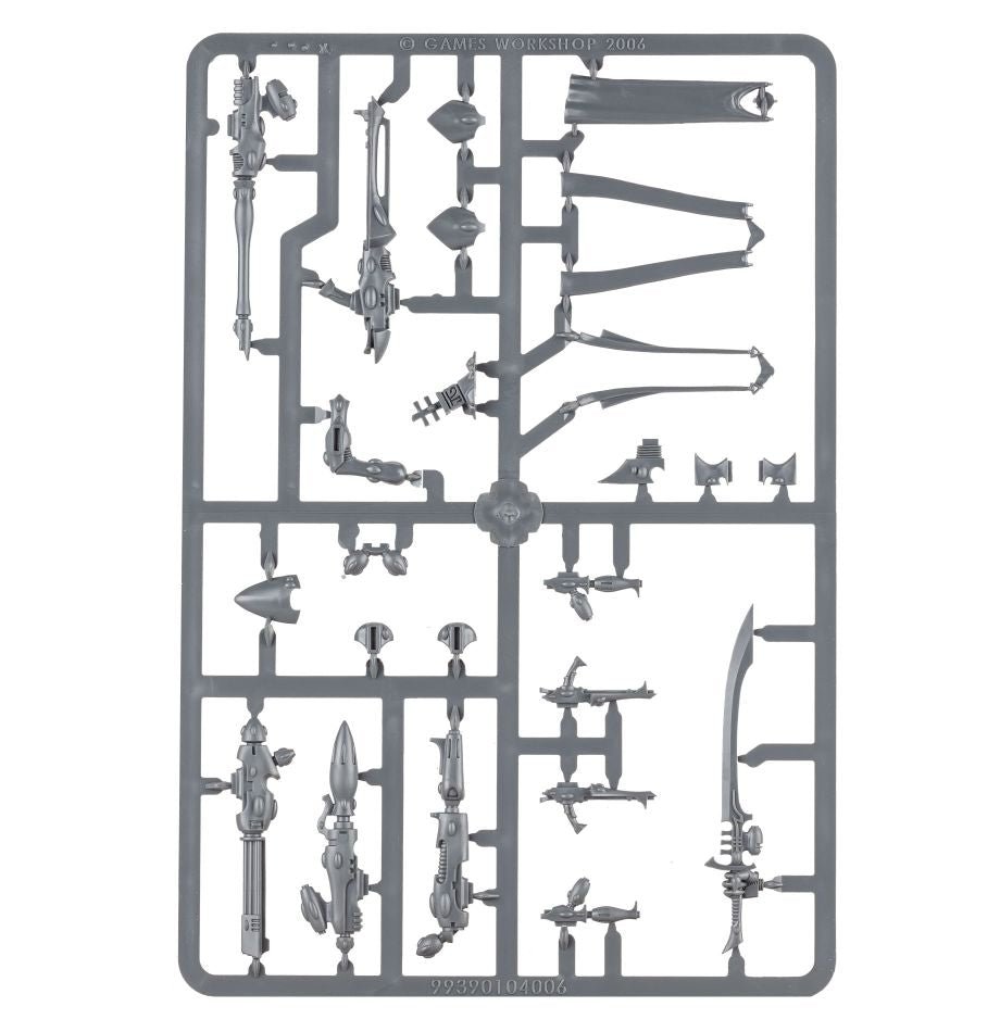 Aeldari: Wraithlord sprue contents - Loaded Dice