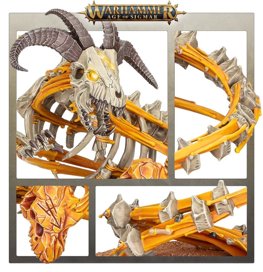 Age of Sigmar: Krondspine Incarnate of Ghur model detail - Loaded Dice