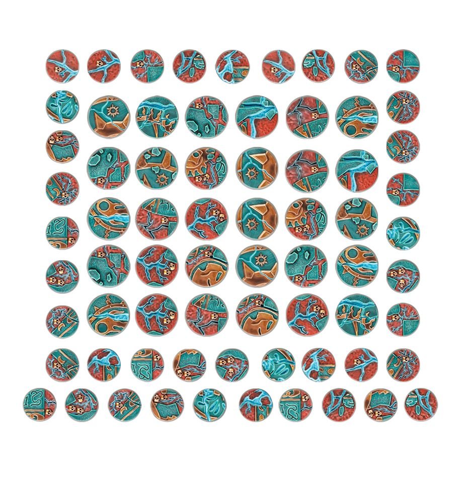 Age of Sigmar: Shattered Dominion 25mm & 32mm Round Bases - Loaded Dice