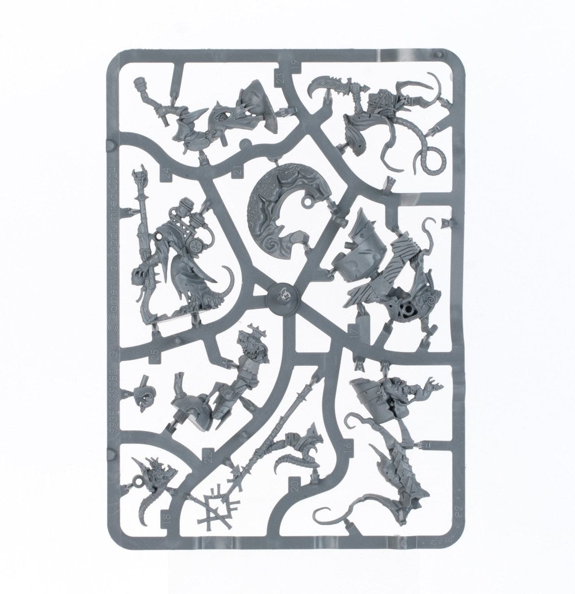 Age of Sigmar Starter Set unpainted plastic sprue, frame 10 of 12