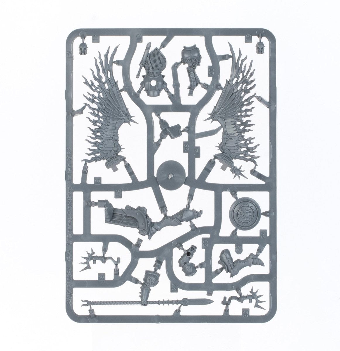 Age of Sigmar Starter Set unpainted plastic sprue, frame 6 of 12