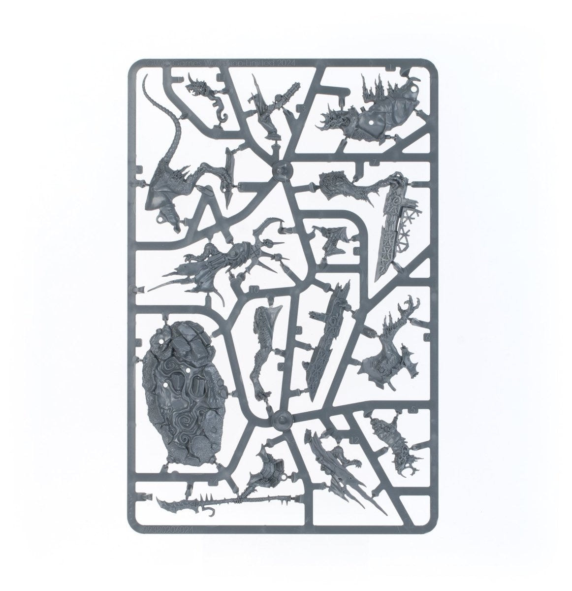 Age of Sigmar Ultimate Starter Set unpainted plastic sprue, frame 14 of 14