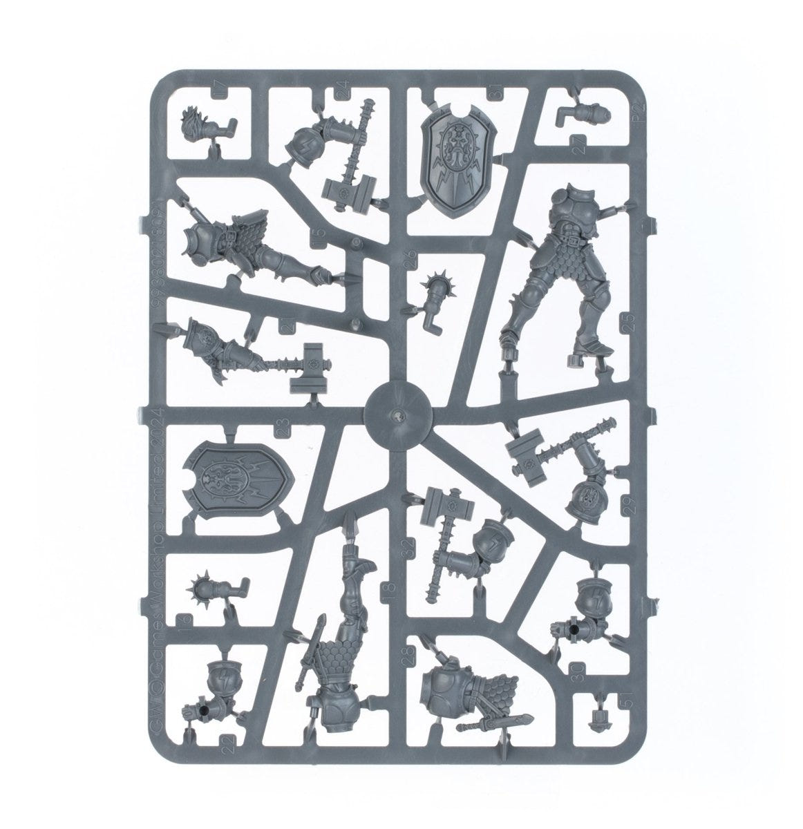 Age of Sigmar Ultimate Starter Set unpainted plastic sprue, frame 7 of 14