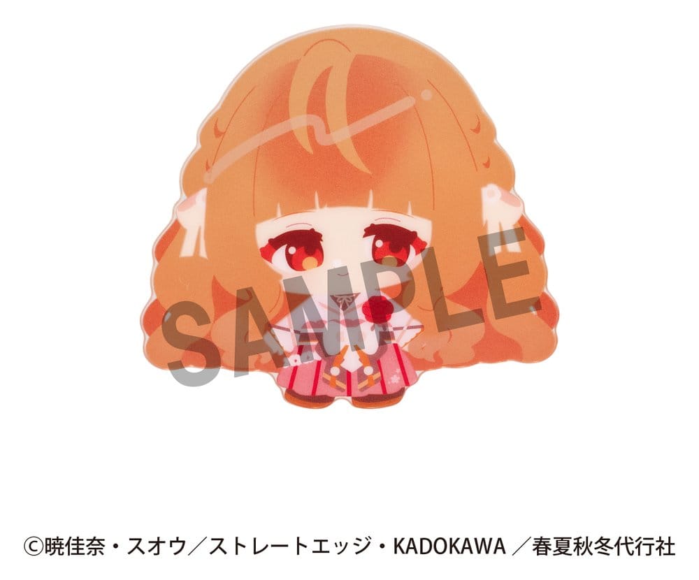 Orange-haired character in pink kimono, Karakoro Clear Candy Dance of Spring sample