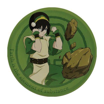 Airbender Set of 4 Embossed Metal Coasters - Loaded Dice