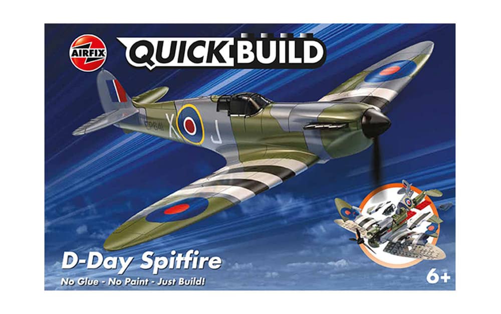 Airfix QUICKBUILD D-Day Spitfire - Loaded Dice Barry Vale of Glamorgan CF64 3HD