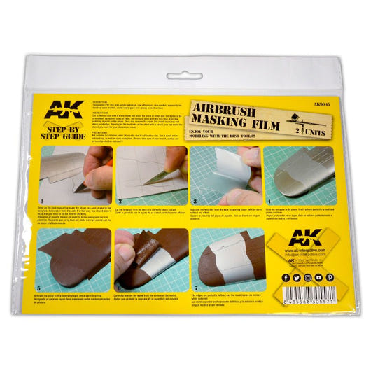 AK Interactive AK Airbrush Masking Film (2 Units) modelling brush