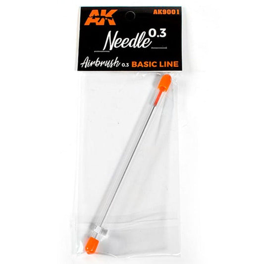 AK Interactive 0.3mm Airbrush Needle Basic Line modelling brush