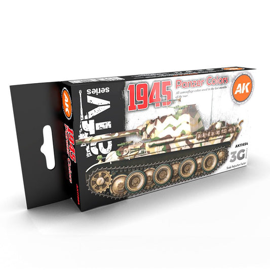 AK Interactive 3rd Generation acrylic paint 1945 German Late Colors 3G 17ml dropper bottle