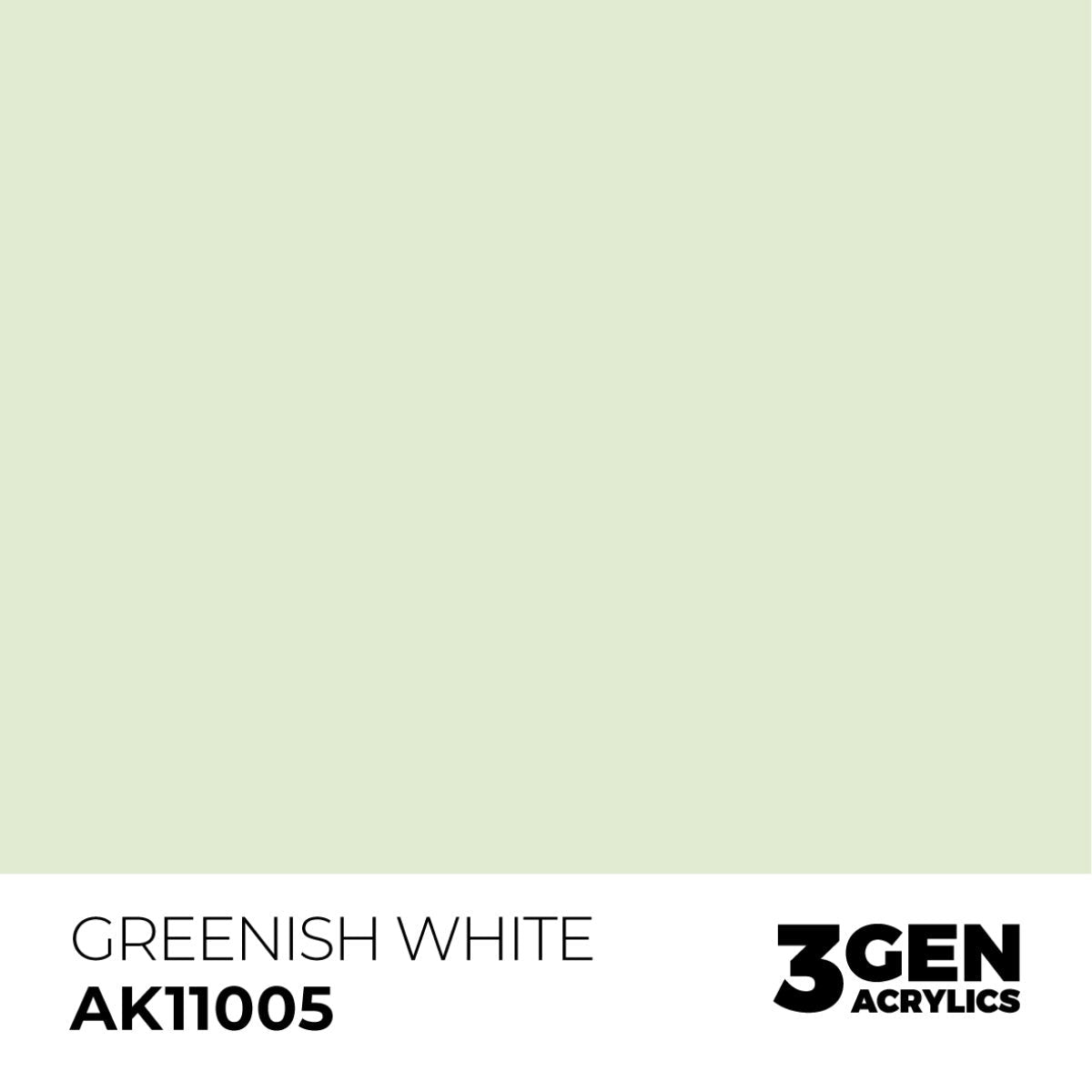 AK Interactive 3G - Greenish White 17ml (AK11005) - Loaded Dice