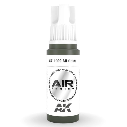 AK Interactive 3rd Generation acrylic paint AII Green 17ml dropper bottle