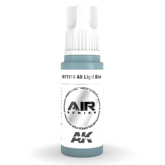 AK Interactive 3rd Generation acrylic paint AII Light Blue 17ml dropper bottle