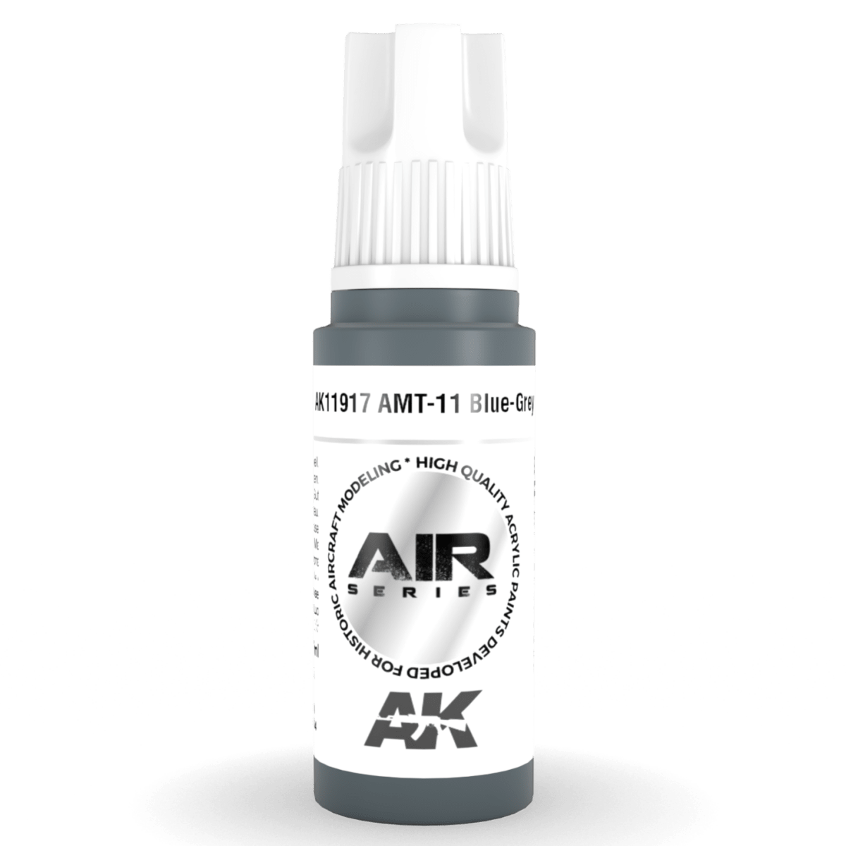 AK Interactive 3rd Generation acrylic paint AMT-11 Blue-Grey 17ml dropper bottle