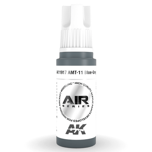 AK Interactive 3rd Generation acrylic paint AMT-11 Blue-Grey 17ml dropper bottle