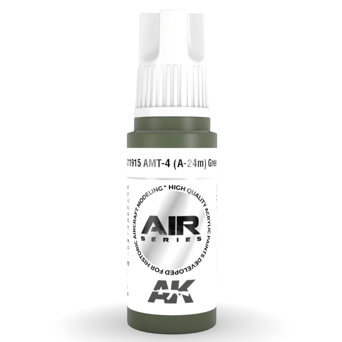 AK Interactive 3rd Generation acrylic paint AMT-4 (A-24m) Green 17ml dropper bottle