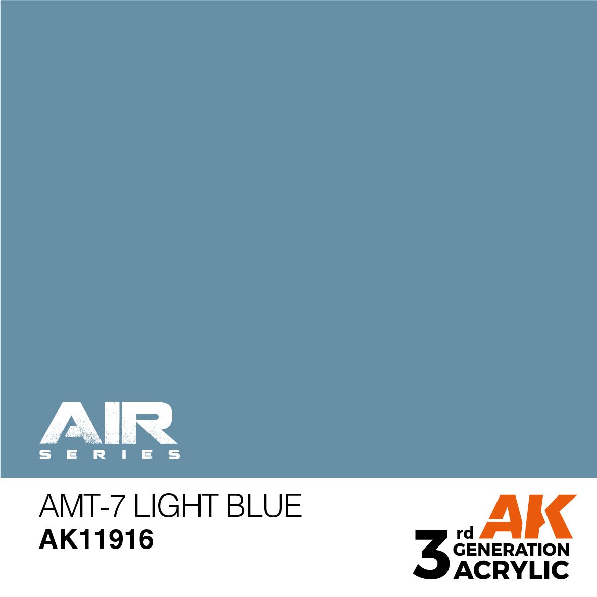 AK Interactive 3rd Gen Acrylic AMT-7 Light Blue AK11916 - Loaded Dice