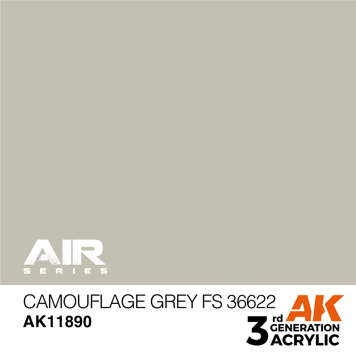AK Interactive 3rd Gen Acrylic Camouflage Grey FS 36622 AK11890 - Loaded Dice