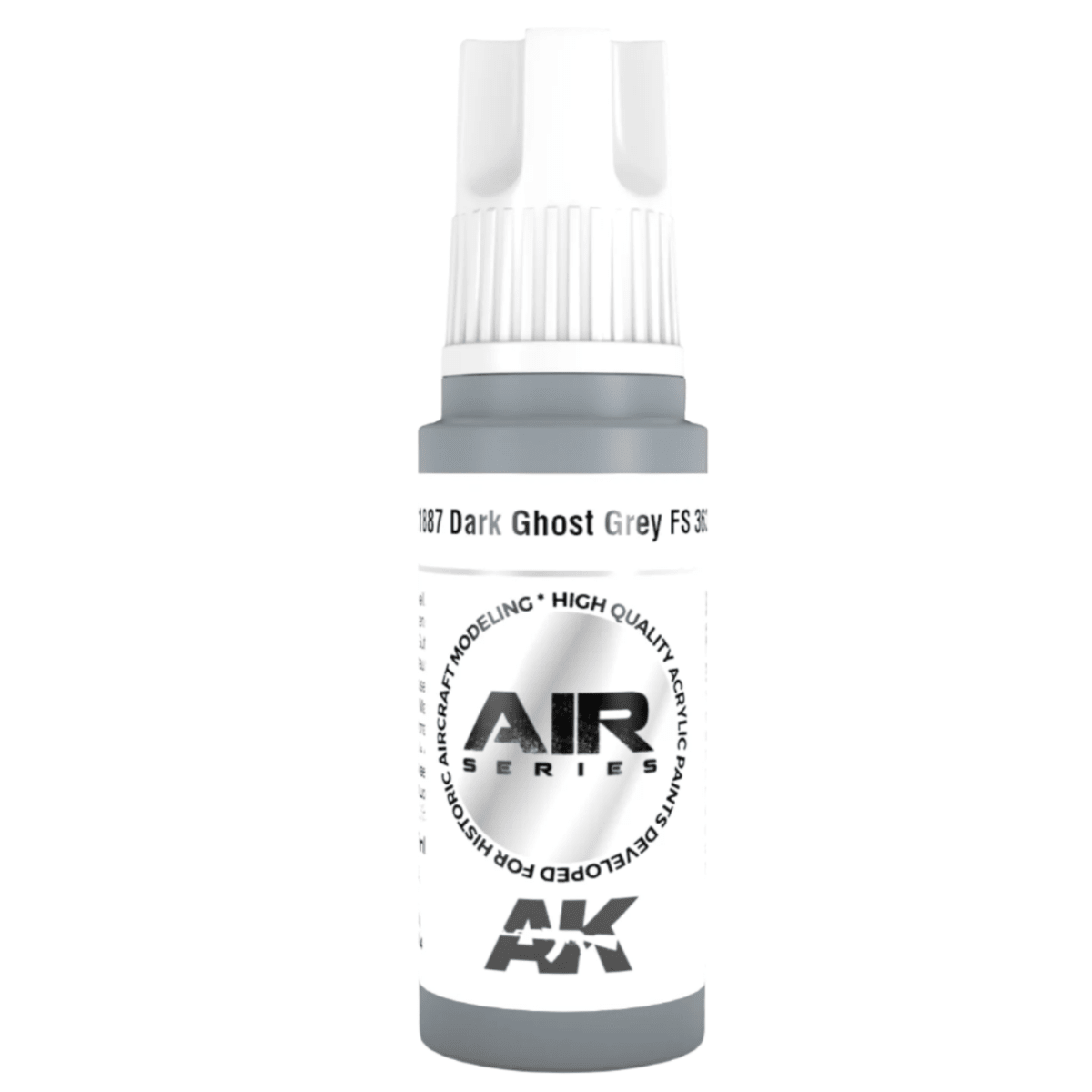 AK Interactive 3rd Generation acrylic paint Dark Ghost Grey FS 36320 17ml dropper bottle