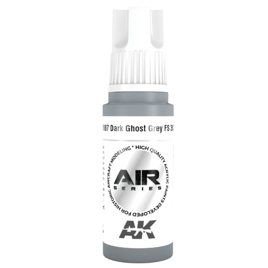 AK Interactive 3rd Generation acrylic paint Dark Ghost Grey FS 36320 17ml dropper bottle