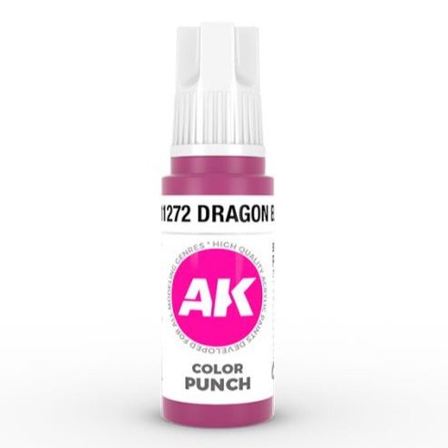 AK Interactive 3rd Generation acrylic paint Dragon Blood Color Punch 17ml dropper bottle