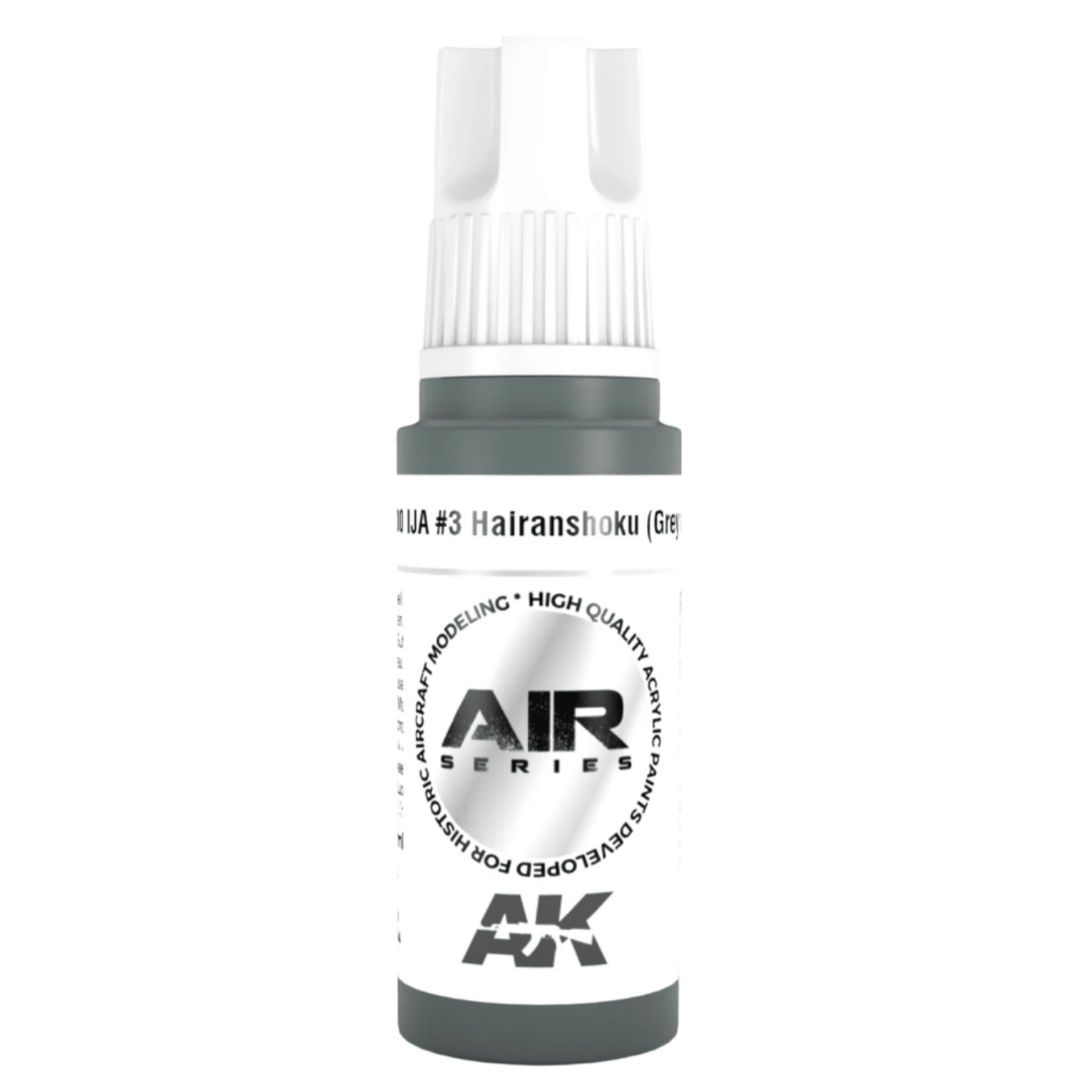 AK Interactive 3rd Generation acrylic paint IJA #3 Hairanshoku (Grey Indigo) 17ml dropper bottle