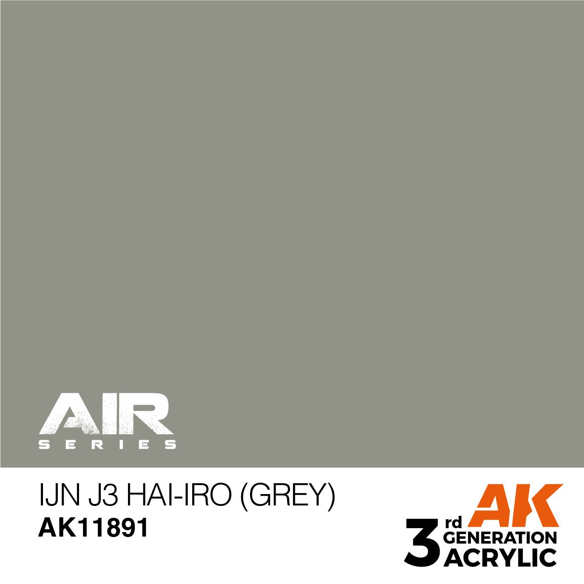 AK Interactive 3rd Gen Acrylic IJN J3 Hai-iro (Grey) AK11891 - Loaded Dice