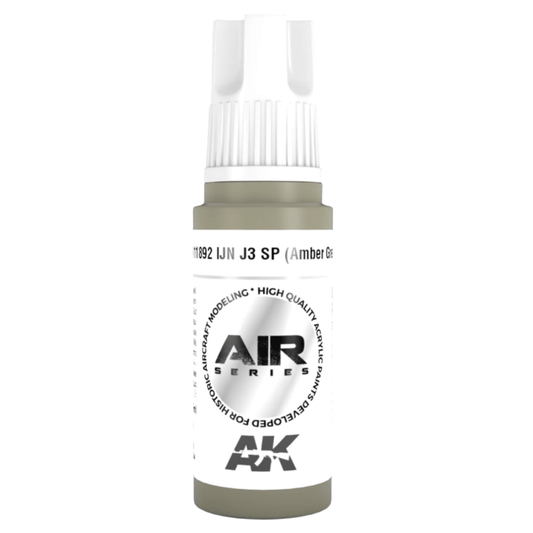 AK Interactive 3rd Generation acrylic paint IJN J3 SP (Amber Grey) 17ml dropper bottle