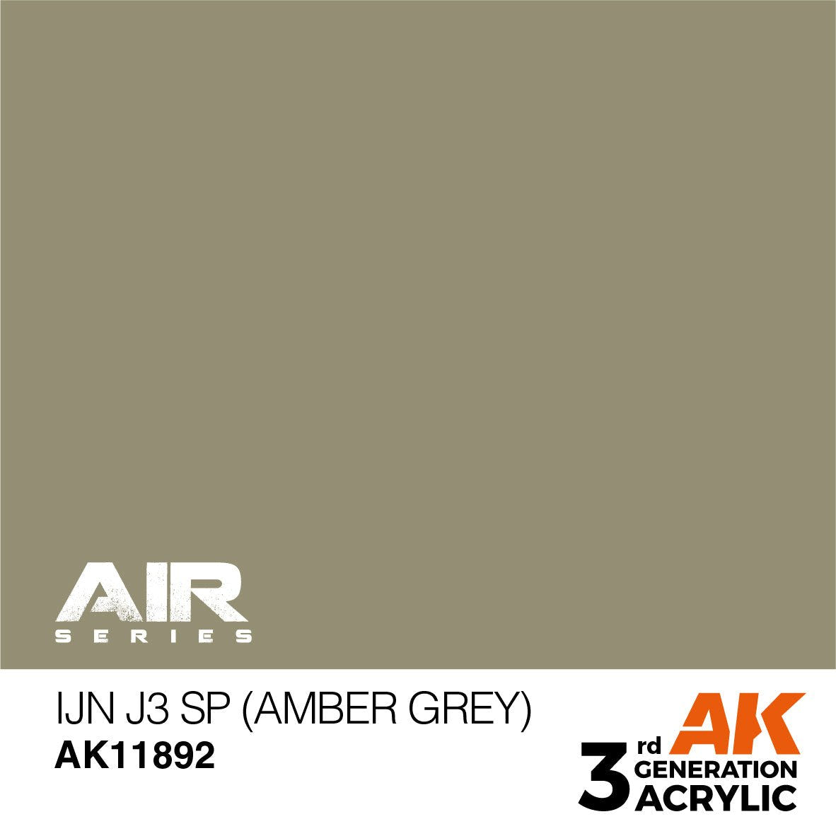 AK Interactive 3rd Gen Acrylic IJN J3 SP (Amber Grey) AK11892 - Loaded Dice