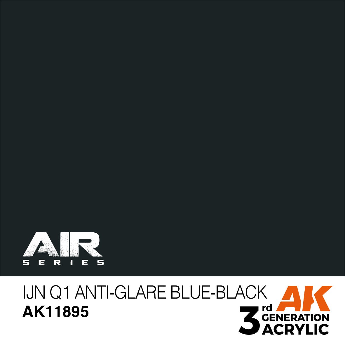 AK Interactive 3rd Gen Acrylic IJN Q1 Anti-Glare Blue-Black AK11895 - Loaded Dice