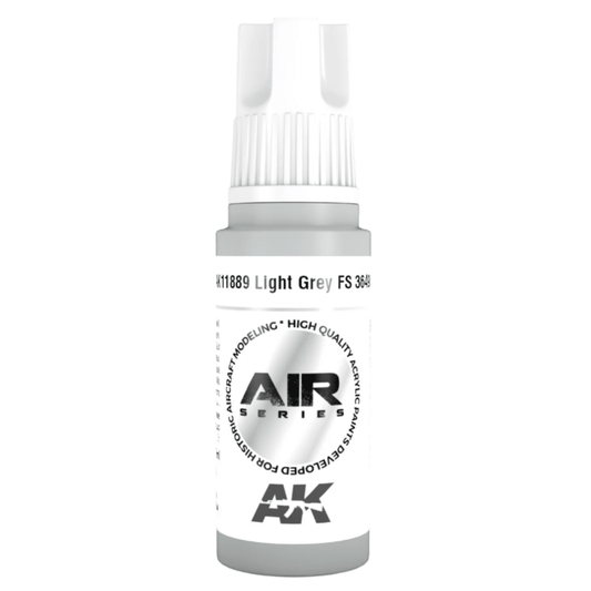 AK Interactive 3rd Generation acrylic paint Light Grey FS 36495 17ml dropper bottle