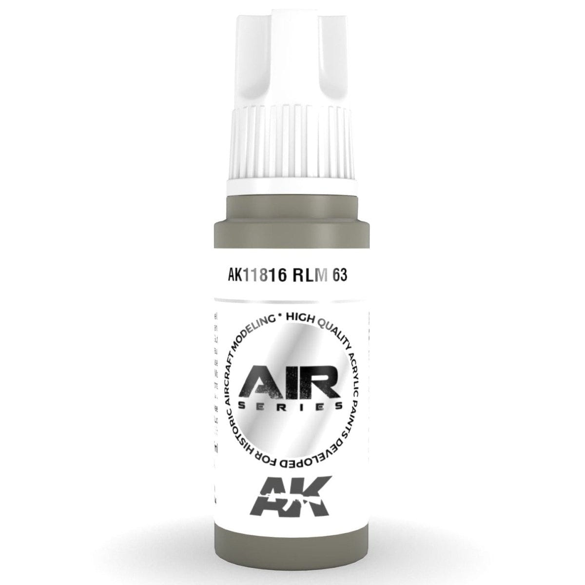 AK Interactive 3rd Generation acrylic paint RLM 63 17ml dropper bottle