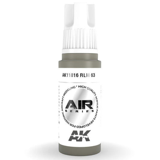 AK Interactive 3rd Generation acrylic paint RLM 63 17ml dropper bottle