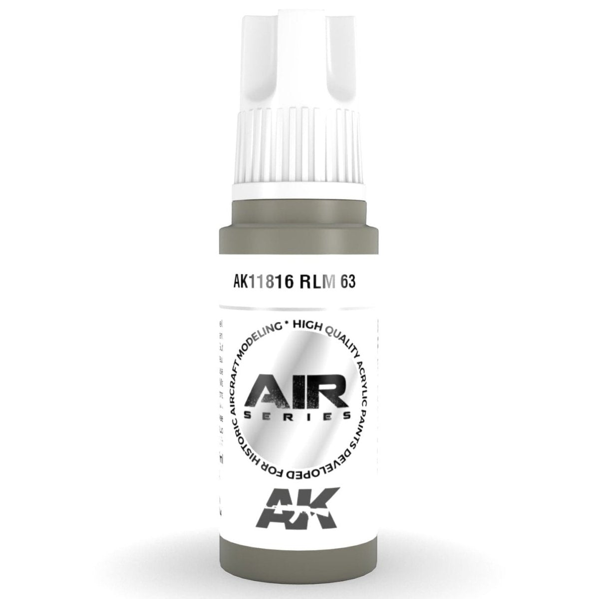 AK Interactive 3rd Generation acrylic paint RLM 63 17ml dropper bottle