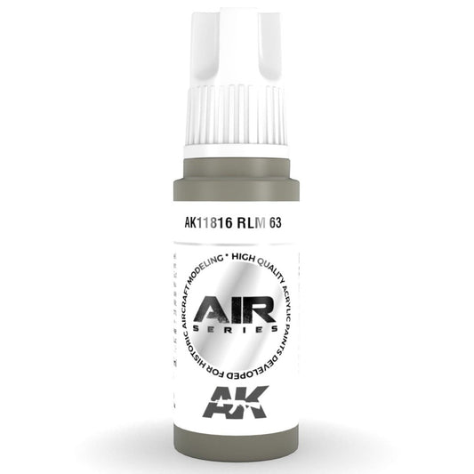 AK Interactive 3rd Generation acrylic paint RLM 63 17ml dropper bottle
