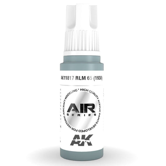 AK Interactive 3rd Generation acrylic paint RLM 65 (1938) 17ml dropper bottle