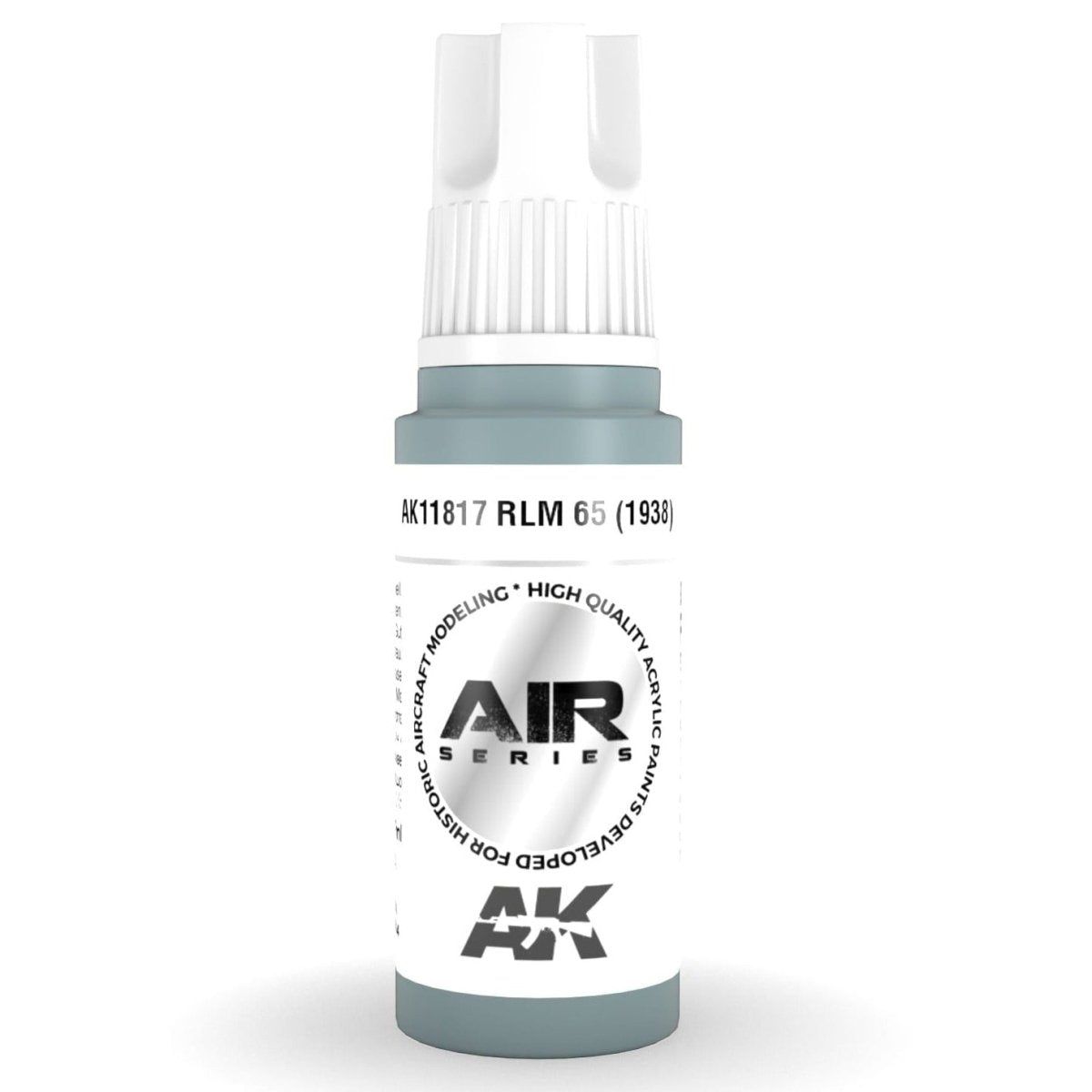 AK Interactive 3rd Generation acrylic paint RLM 65 (1938) 17ml dropper bottle