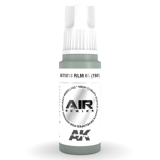 AK Interactive 3rd Generation acrylic paint RLM 65 (1941) 17ml dropper bottle