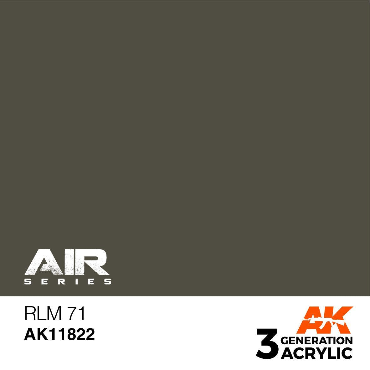 AK Interactive 3rd Gen Acrylic Air Series RLM 71 AK11822 colour swatch