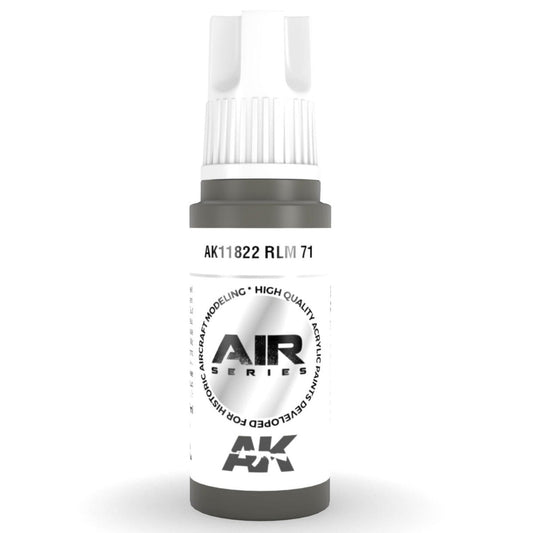 AK Interactive 3rd Generation acrylic paint RLM 71 () 17ml dropper bottle