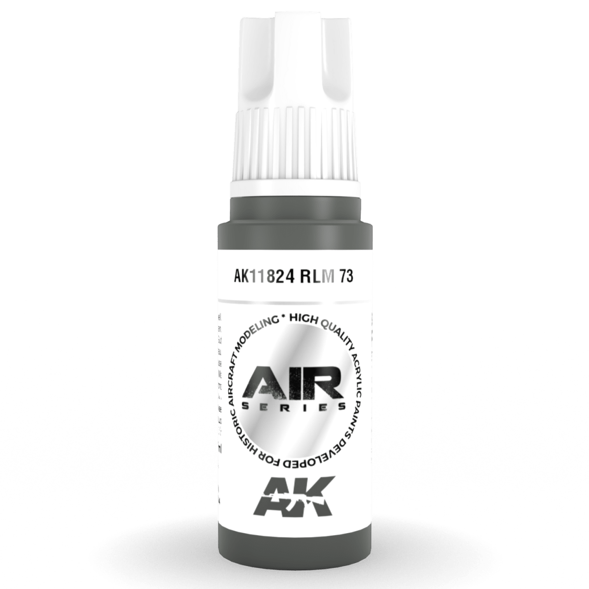 AK Interactive 3rd Generation acrylic paint RLM 73 17ml dropper bottle