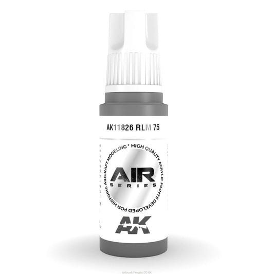 AK Interactive 3rd Generation acrylic paint RLM 75 17ml dropper bottle