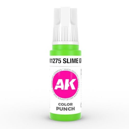 AK Interactive 3rd Generation acrylic paint Slime Green Color Punch 17ml dropper bottle