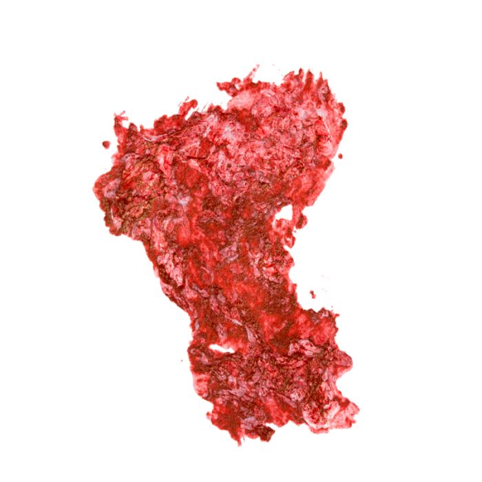 Glossy blood-red gore effect made with AK Interactive 3rd Gen Visceral Effects AK11261