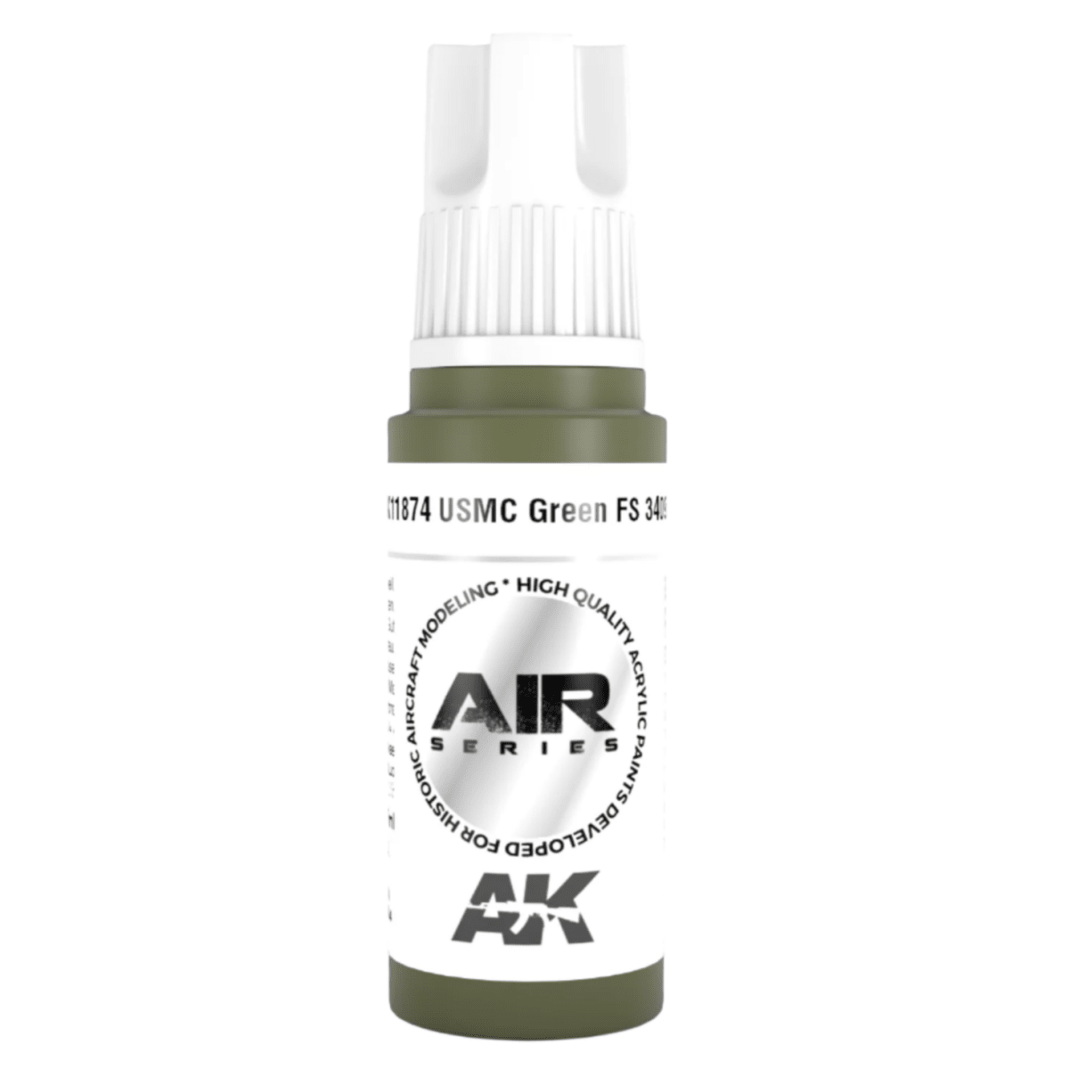 AK Interactive 3rd Generation acrylic paint Air Series: USMC Green FS 34095 17ml dropper bottle