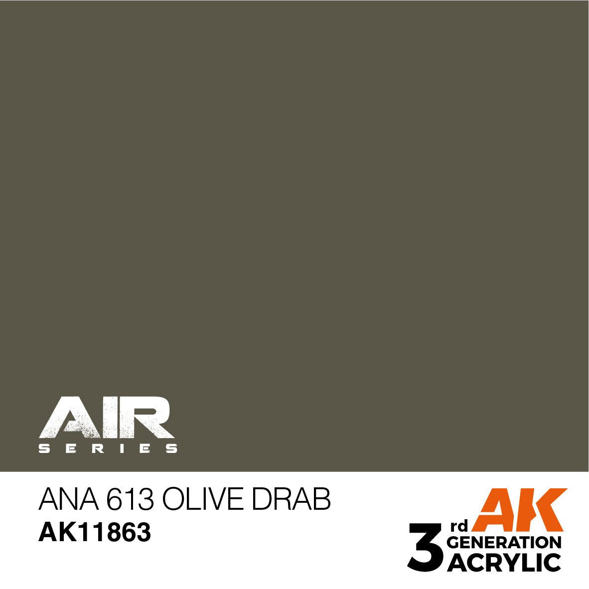 AK Interactive 3rd Gen ANA 613 Olive Drab AK11863 - Loaded Dice