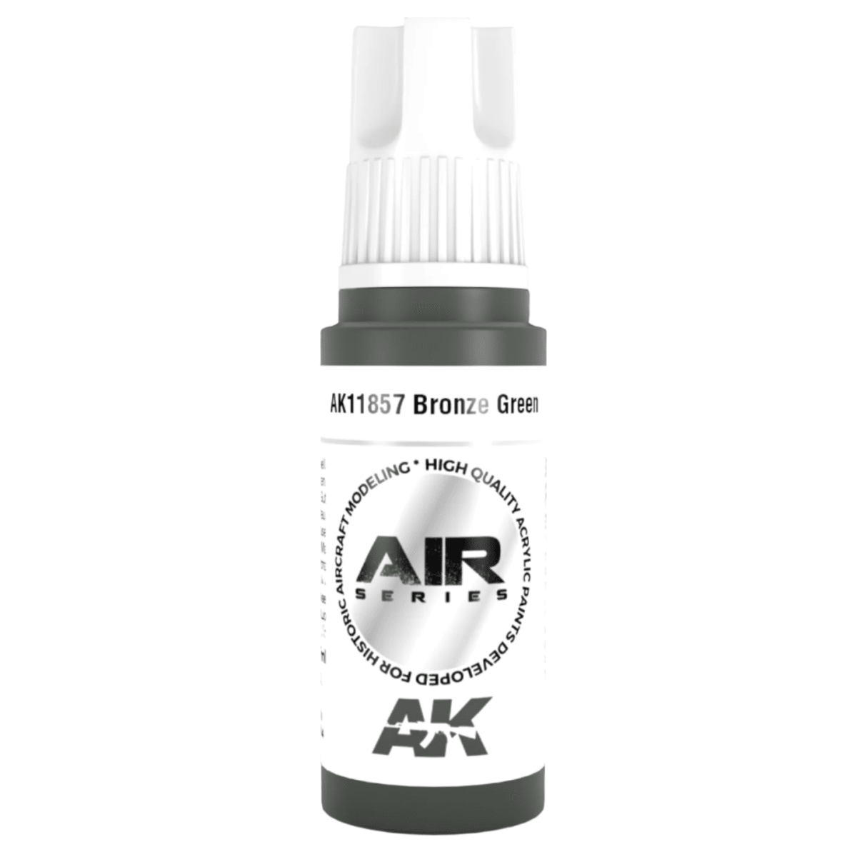 AK Interactive 3rd Generation acrylic paint Bronze Green 17ml dropper bottle