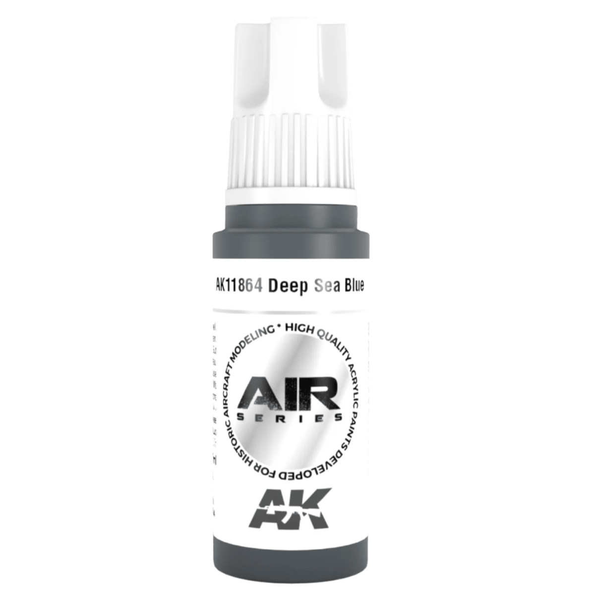AK Interactive 3rd Generation acrylic paint Deep Sea Blue 17ml dropper bottle