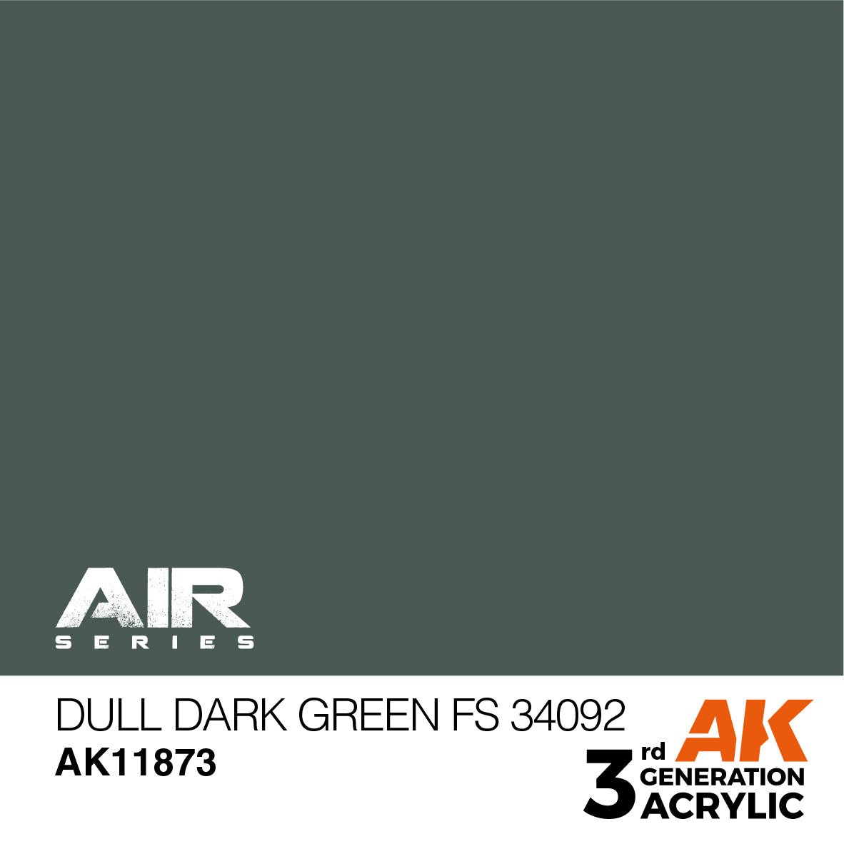 AK Interactive 3rd Gen Dull Dark Green FS 34092 AK11873 - Loaded Dice