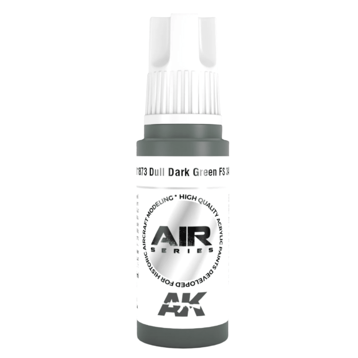 AK Interactive 3rd Generation acrylic paint Dull Dark Green FS 34092 17ml dropper bottle